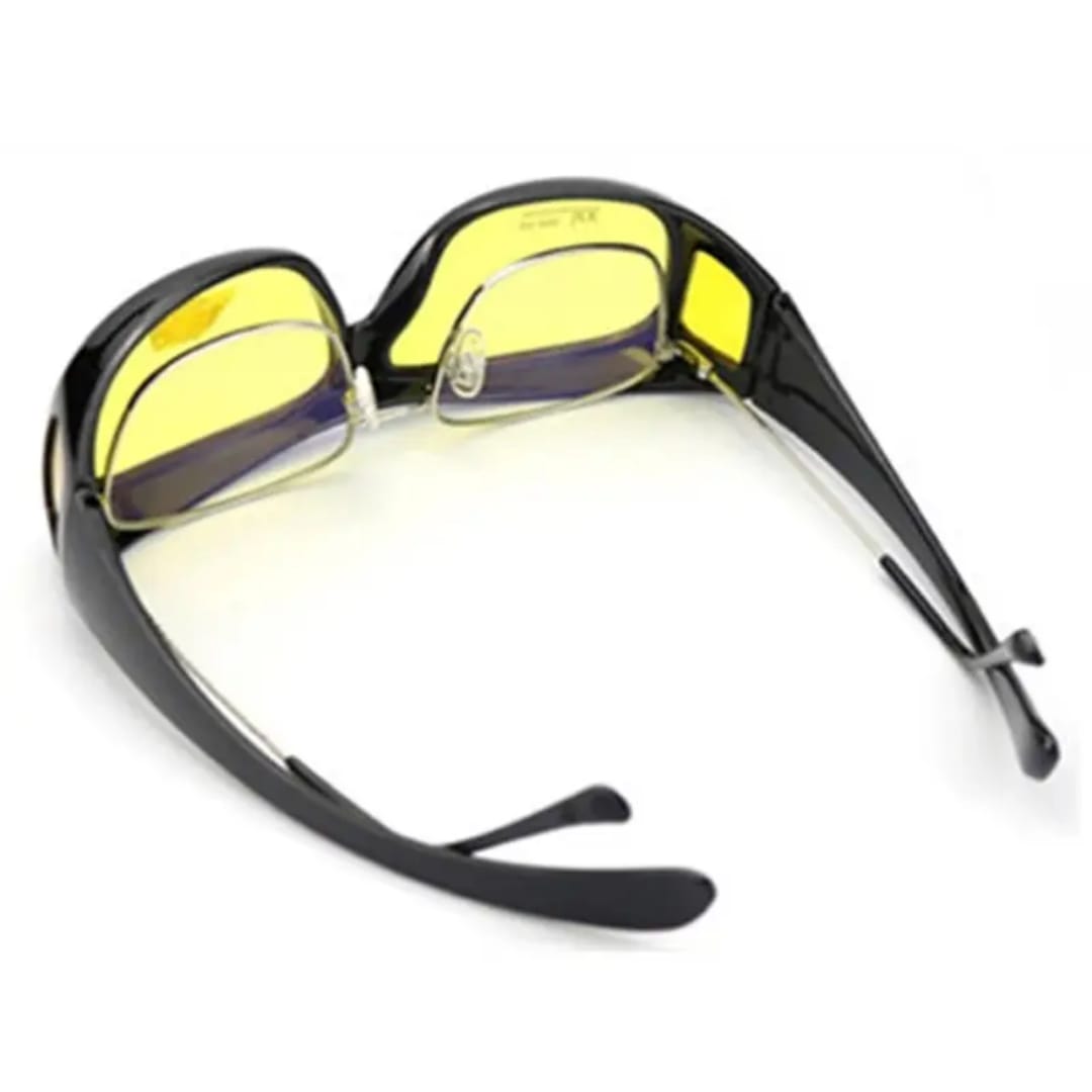 Lunettes de conduite  et de vision nocturne, Lunettes de soleil de sécurité pour conducteur Lunettes de protection UV Lunettes de conduite anti-lumière forte